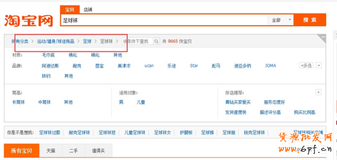 不容小覷的淘寶類目搜索流量解析