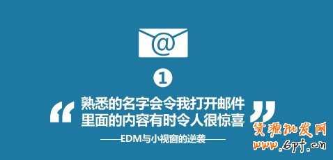 “熟悉的名字會令我打開郵件，里面的內容有時令人很驚喜”--EDM與小視窗的逆襲