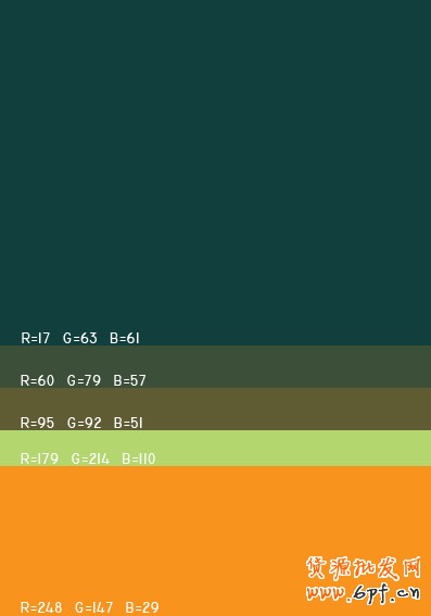 最舒服的顏色搭配值，很有用哦，特別是做設計的??！