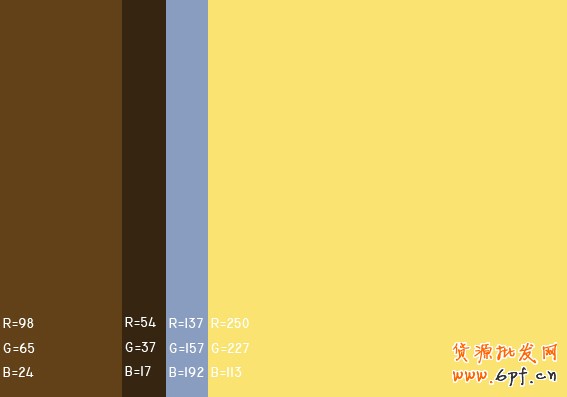 最舒服的顏色搭配值，很有用哦，特別是做設計的！！