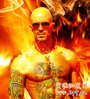 PS制作紋身效果 PS制作紋身效果