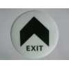 地面疏散指示標志，EXIT圓形地貼膜 PVC夜光地貼膜