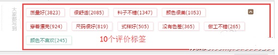 提升淘寶開店轉化的重點——評價標簽