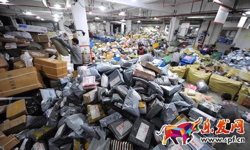 雙十一快遞數量驟增